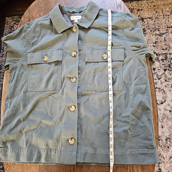 Free Assembly Green Surplus Shirt Jacket Size Women's XXL NEW - Picture 8 of 11